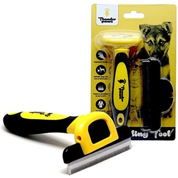 Best Professional De-Shedding Tool and Pet Grooming Brush, D-Shedz for Breeds - Picture 7 of 7